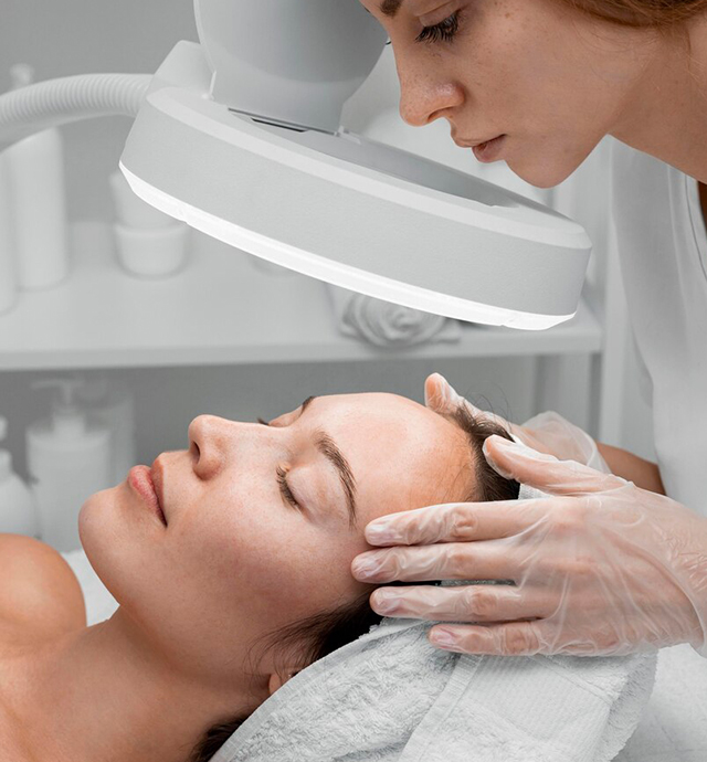 Medical facial cleansing treatment