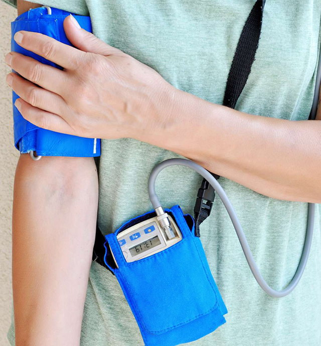 24-hour blood pressure holter